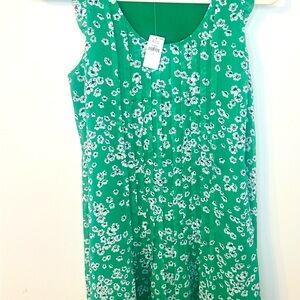 Banana Republic Green Floral Dress Size 2